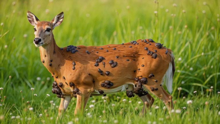 A Race Against Time: The Heartbreaking Sight of a Gazelle with Massive Tumors and the Urgent Mission to Save It