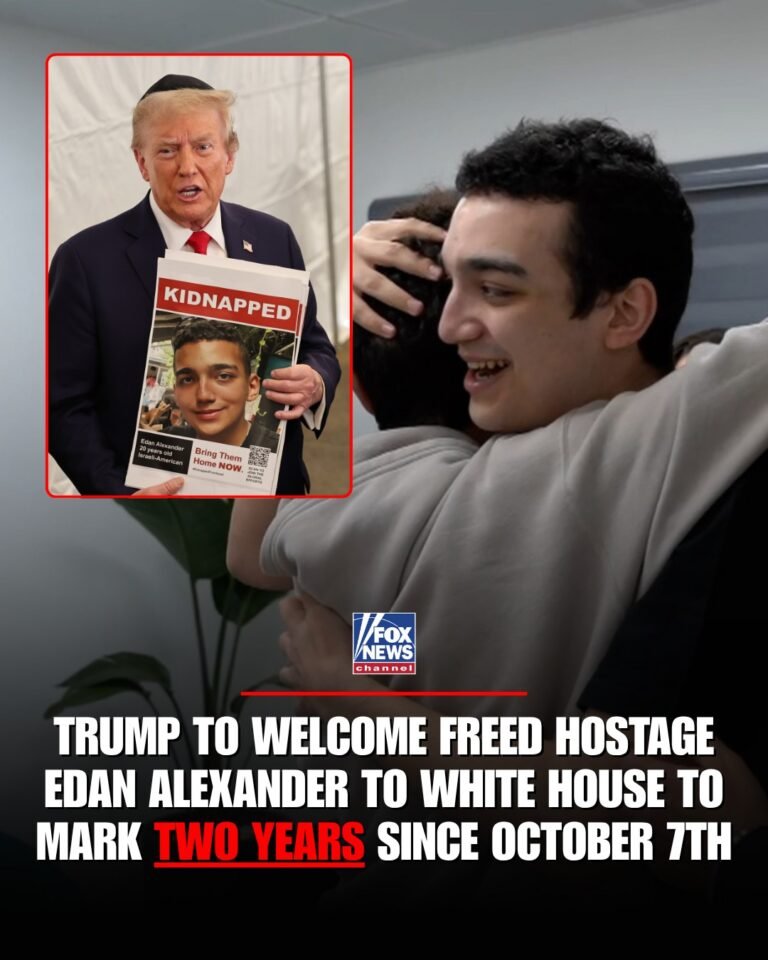 President Trump will host Edan Alexander