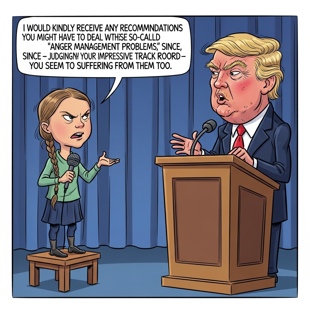 Greta Thunberg bites back at Donald Trump’s ‘see a doctor’ remark