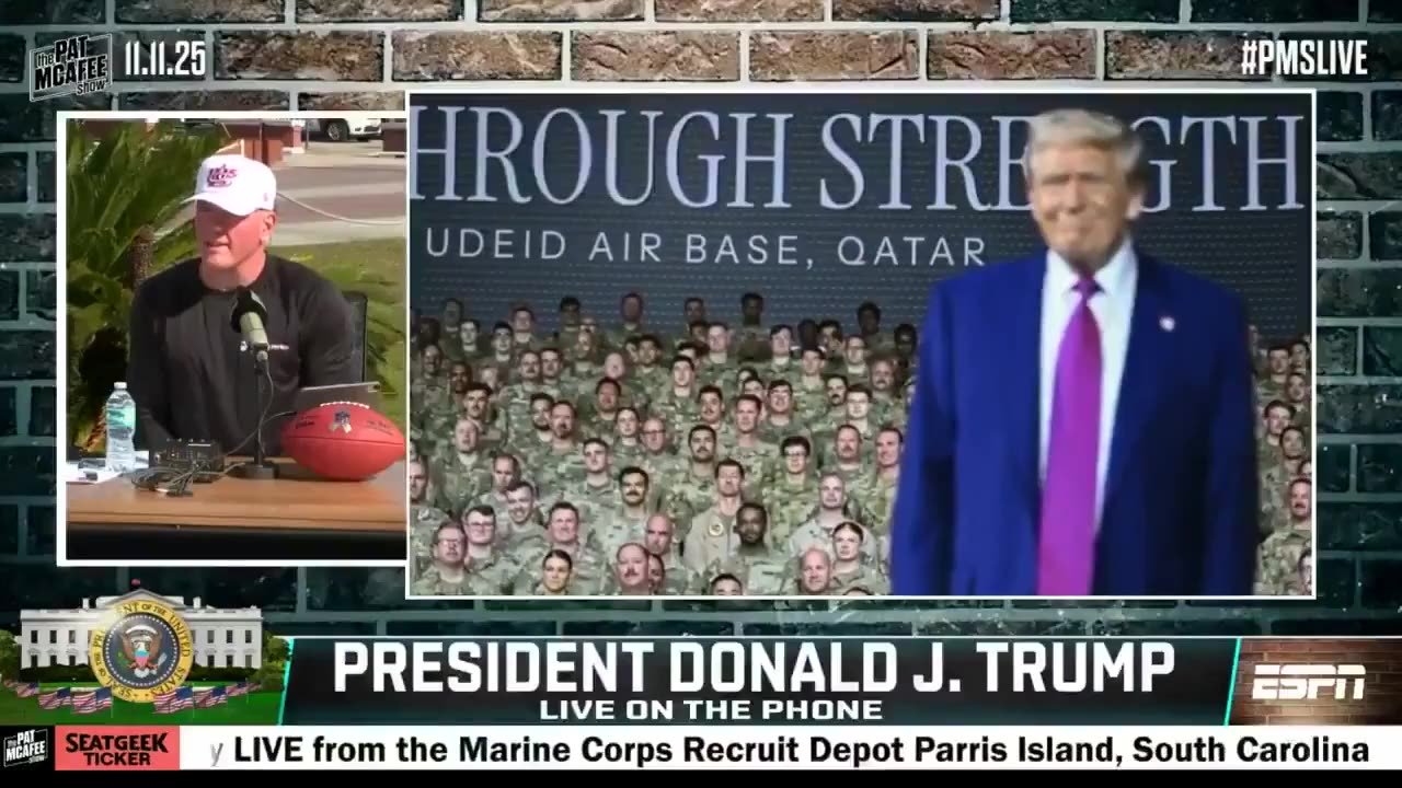 Trump Drops An ‘OORAH!’ For Marines As He Celebrates Veterans’ Day