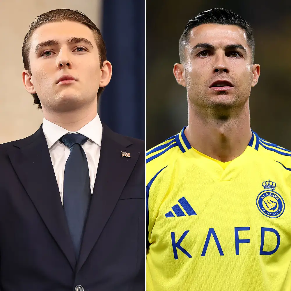 President Trump Says Son Barron ‘Respects His Father’ More After Meeting Cristiano Ronaldo