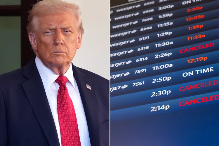 Trump Threatens Air Traffic Controllers ‘Who Did Nothing but Complain’ amid Shutdown, Promises $10,000 to Those Who Work